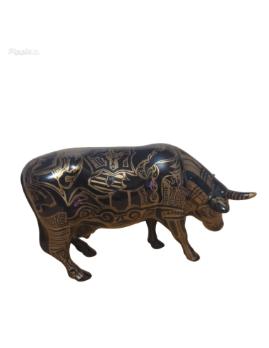 Cow Parade Cow Figure, Tattooed Bovine Made By Westland
