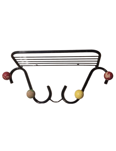Midcentury Atomic Coat Stand by Roger Feraud, France c.1960